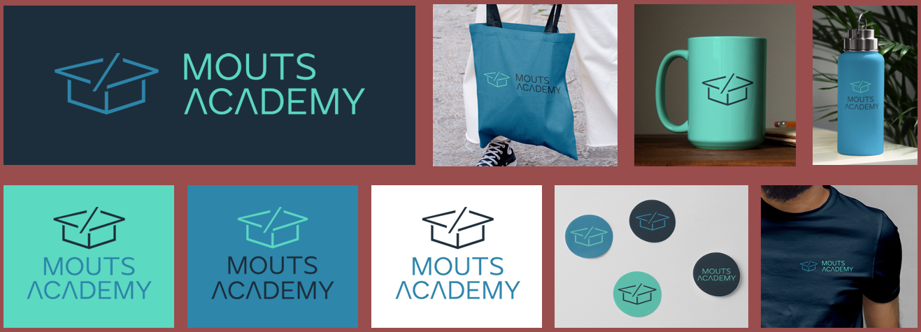 Identidade visual Mouts Academy